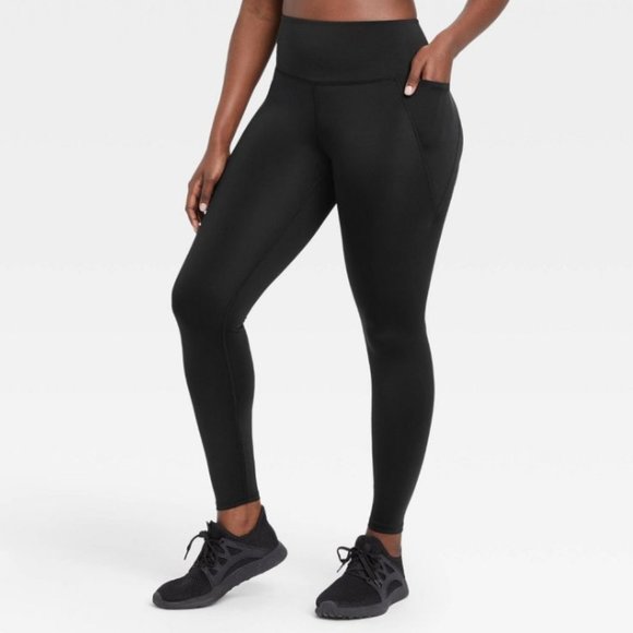 all in motion Pants - [all in motion] Athletic Stretchy Black Sculpt High-Rise Leggings Women's Size S